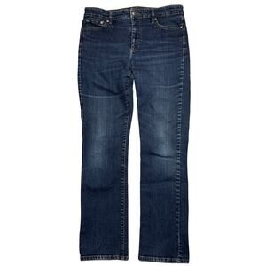 Lauren Ralph Lauren Jeans Women's‎ 8 Ralph Premier Straight Darkwash Blue Skinny